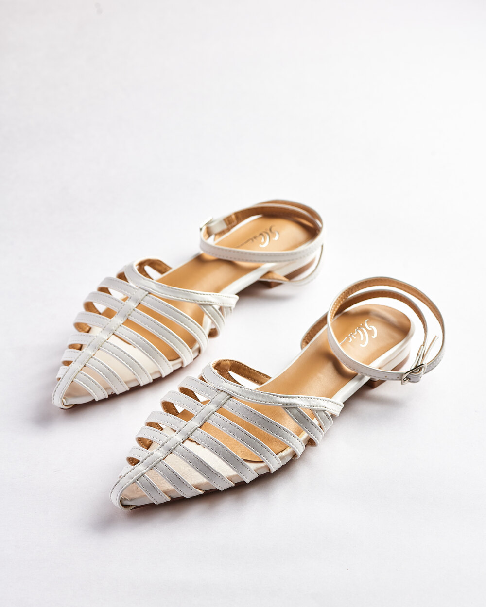 Strappy Tangle Elegance Flat Sandals