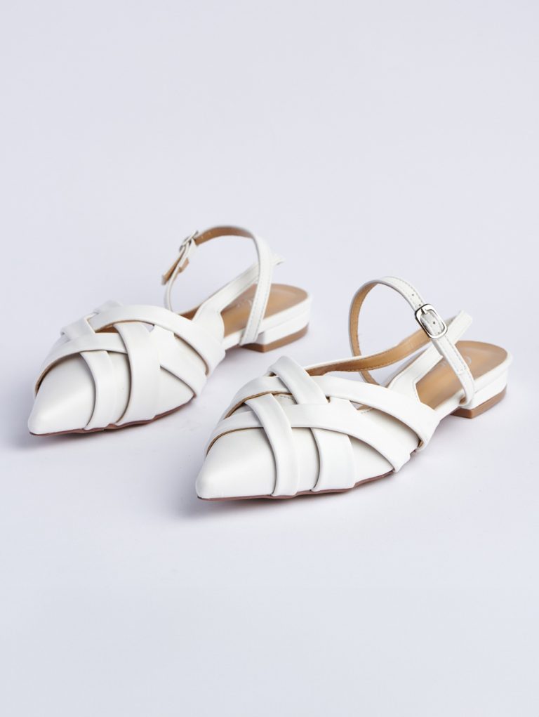 SC-S6 / Aria Woven Flat Slippers