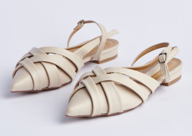 SC-S6 / Aria Woven Flat Slippers