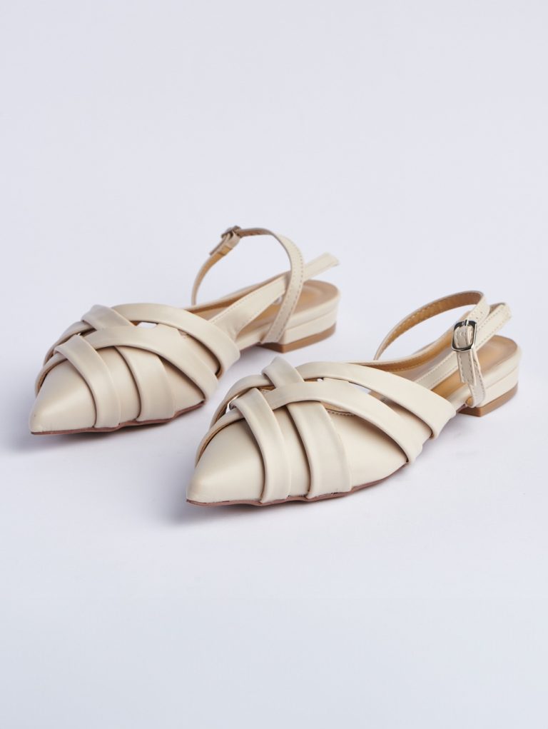 SC-S6 / Aria Woven Flat Slippers