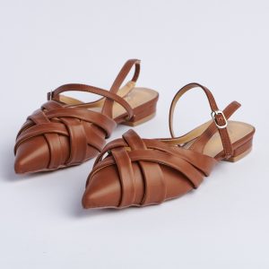 SC-S6 / Aria Woven Flat Slippers