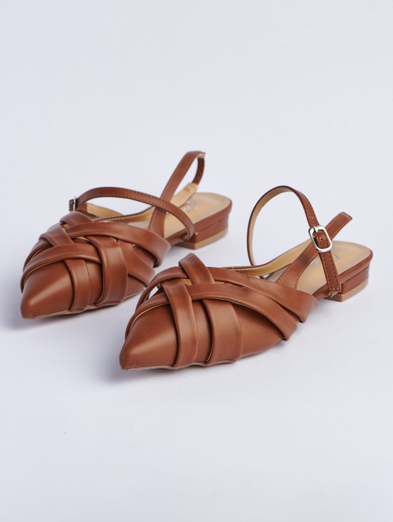 SC-S6 / Aria Woven Flat Slippers