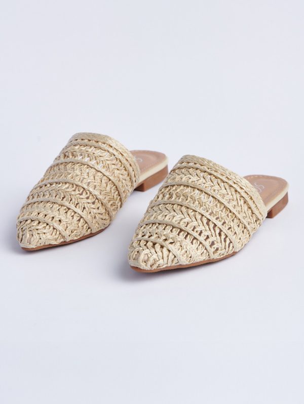 Comfortable Woven Mules