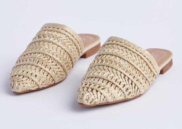 Comfortable Woven Mules