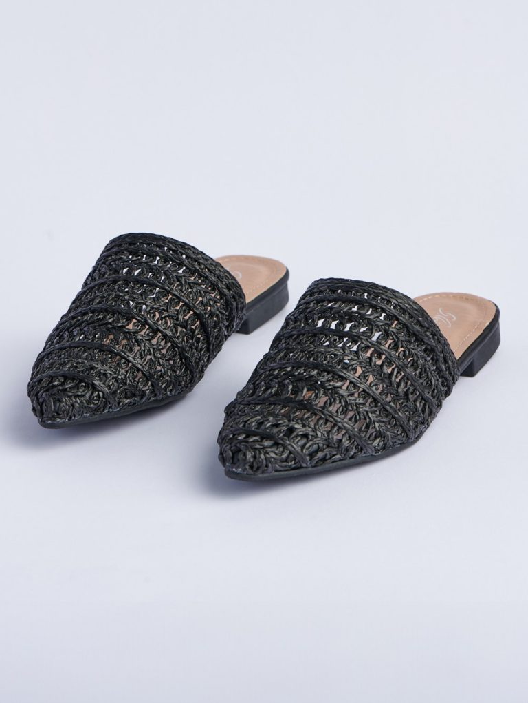 Comfortable Woven Mules