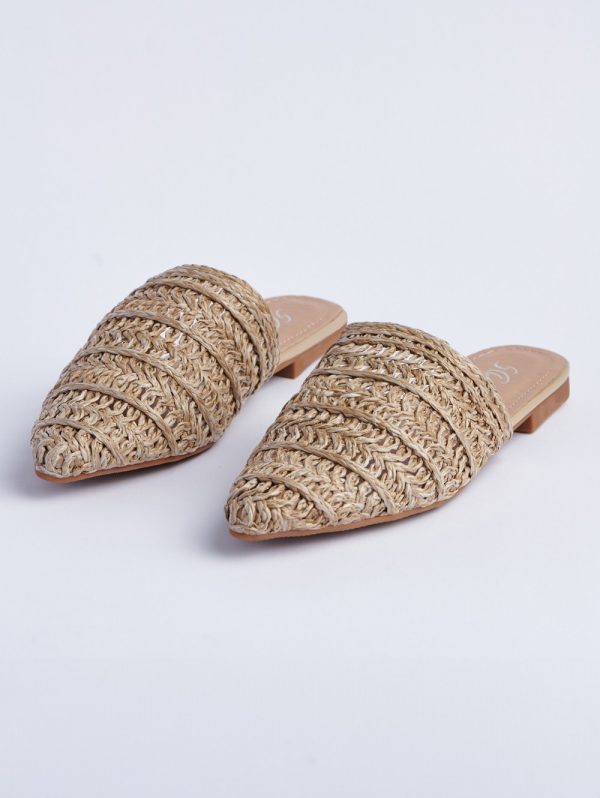Comfortable Woven Mules