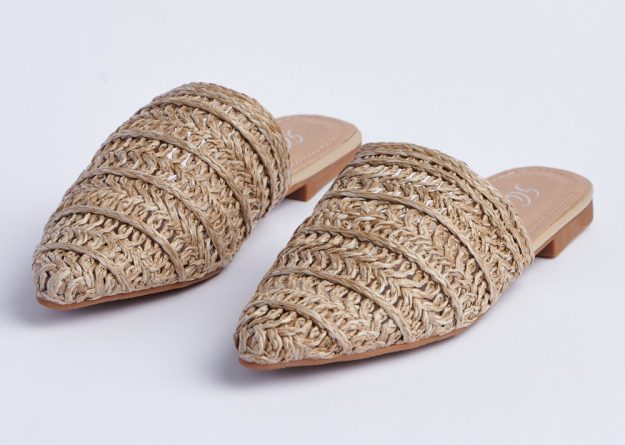 Comfortable Woven Mules