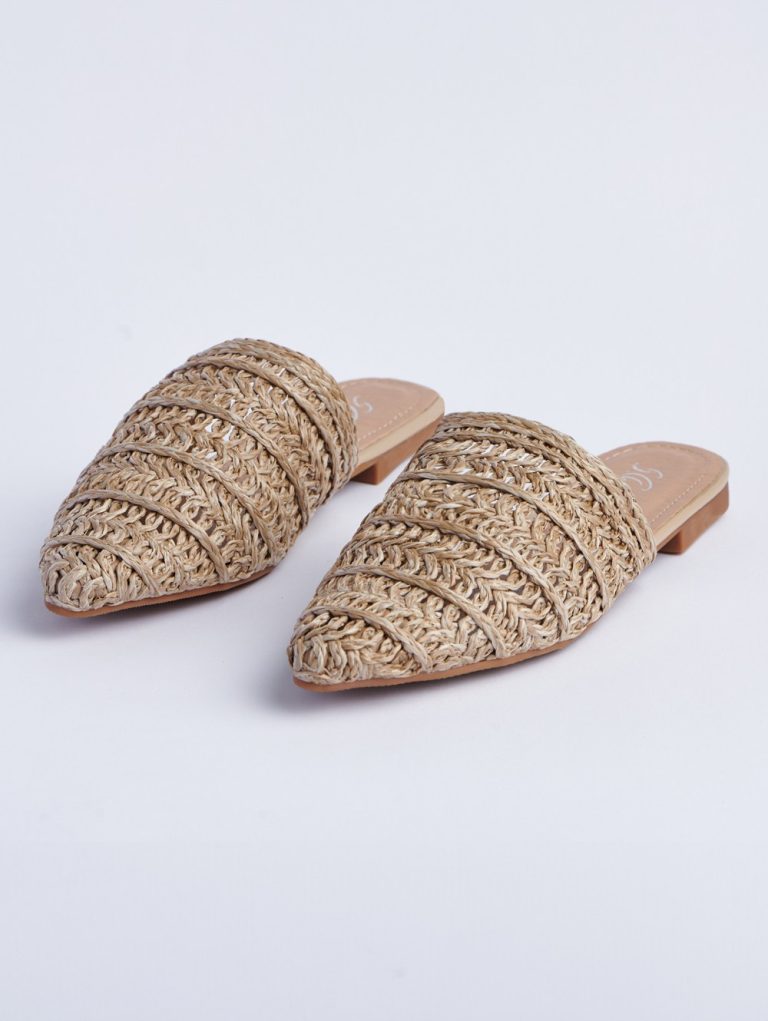 Comfortable Woven Mules