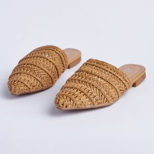 Comfortable Woven Mules