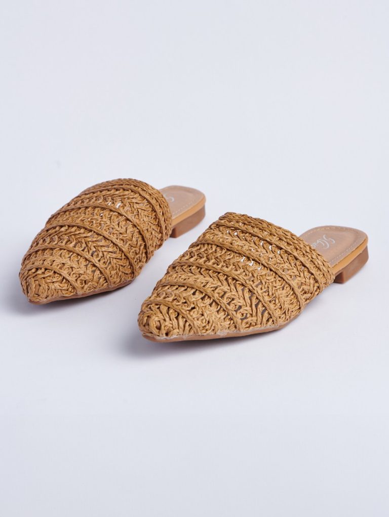 Comfortable Woven Mules