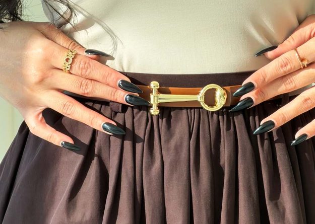 High-Waisted Women Long Skirt