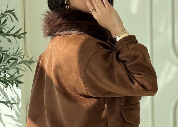 FULL COLLAR SUEDE JACKET