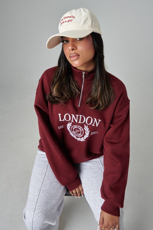 Chic High Neck Sweat Jacket