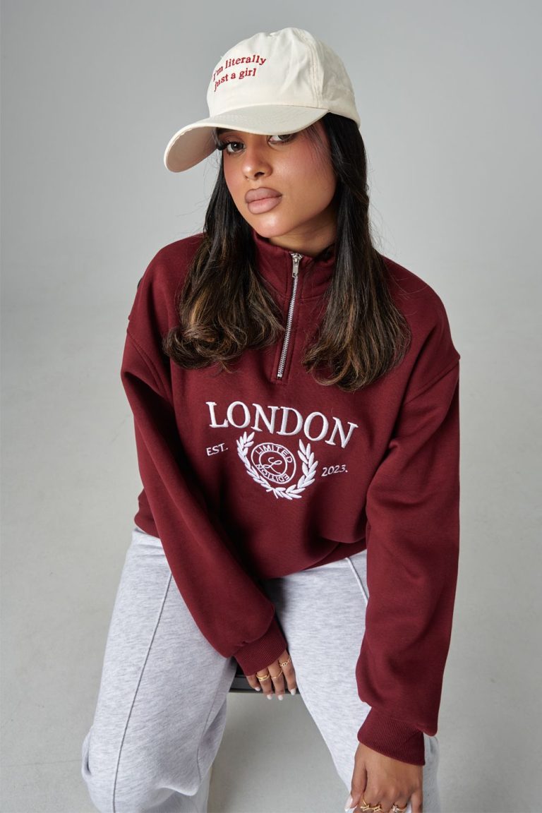 Chic High Neck Sweat Jacket