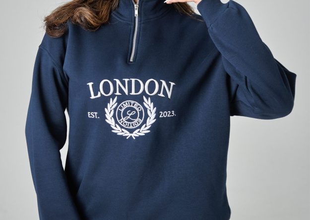 Chic High Neck Sweat Jacket