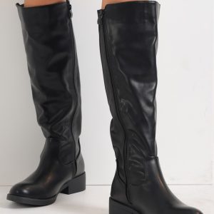 TX-YT102 / Elegance Noir High Boots