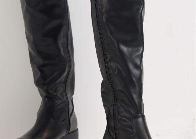 TX-YT102 / Elegance Noir High Boots