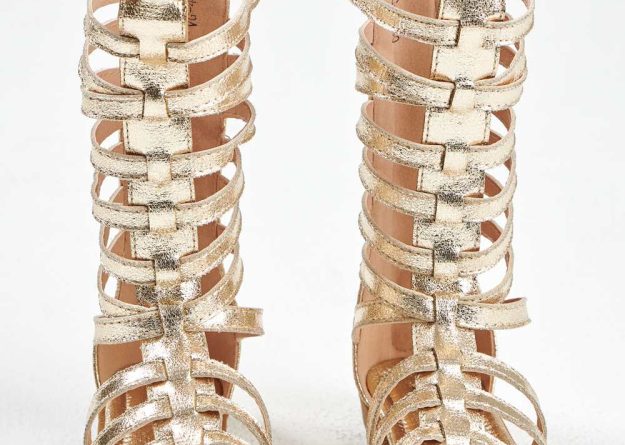 VG-4L - Stylish Knee High Sandals ( FOR GIRLS)