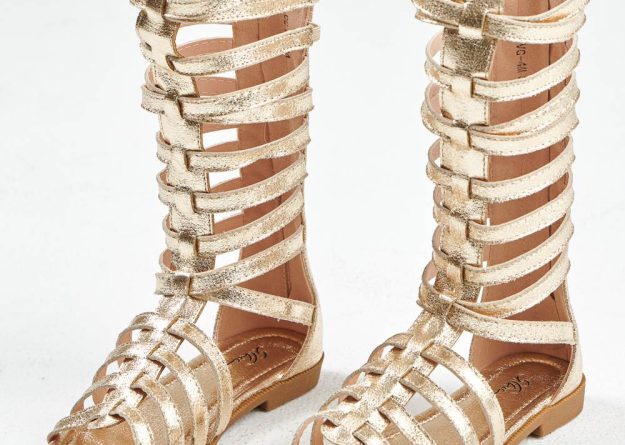 VG-4L - Stylish Knee High Sandals ( FOR GIRLS)