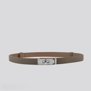Silver Buckle Ladies Belt