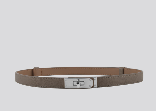 Silver Buckle Ladies Belt