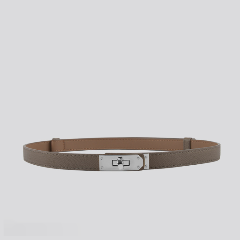 Silver Buckle Ladies Belt