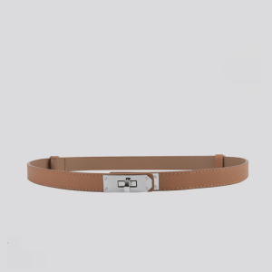 Silver Buckle Ladies Belt