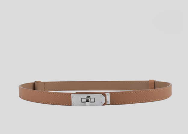 Silver Buckle Ladies Belt