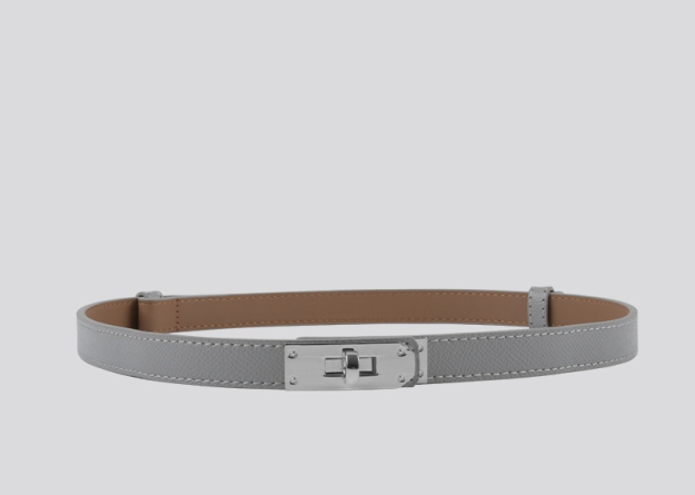 Silver Buckle Ladies Belt