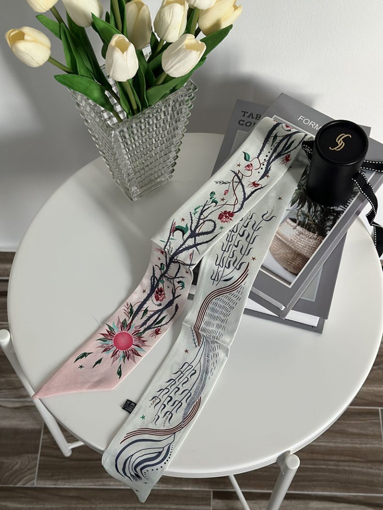 Garden Mélange Twilly Bag Scarf